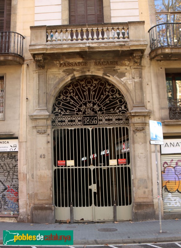 Barcelona - Hotel Quatre Nacions (Passatge Bacardí)