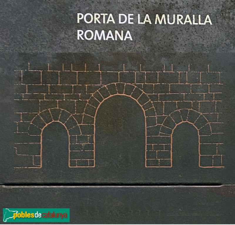 Barcelona - Muralla romana del palau Marc