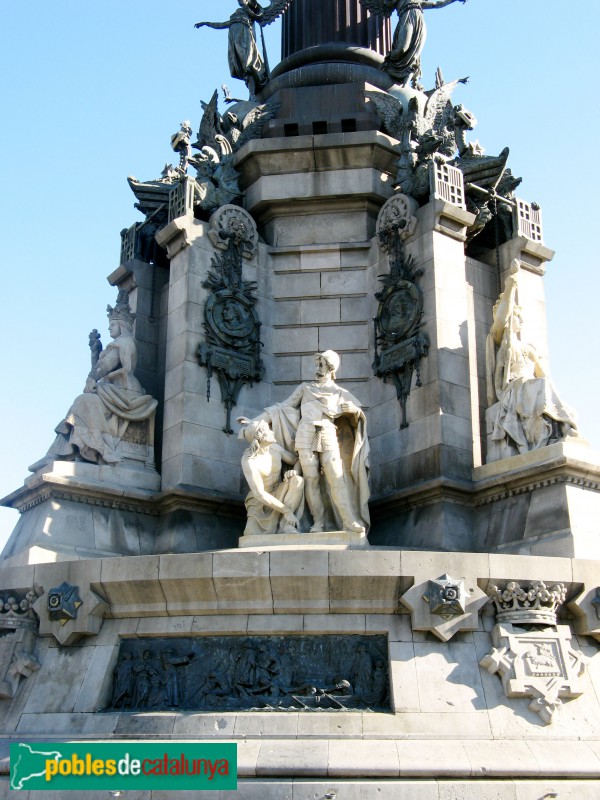 Barcelona - Monument a Colom: Pere Bertran de Margarit