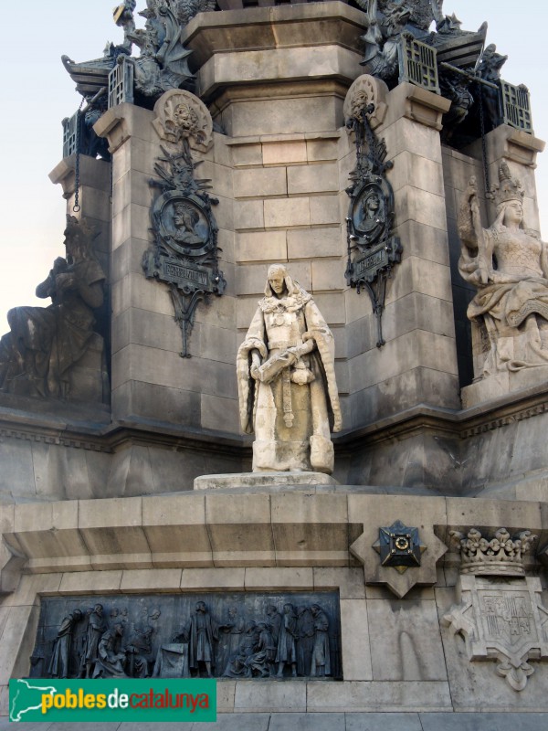 Barcelona - Monument a Colom: Lluis de Santàngel