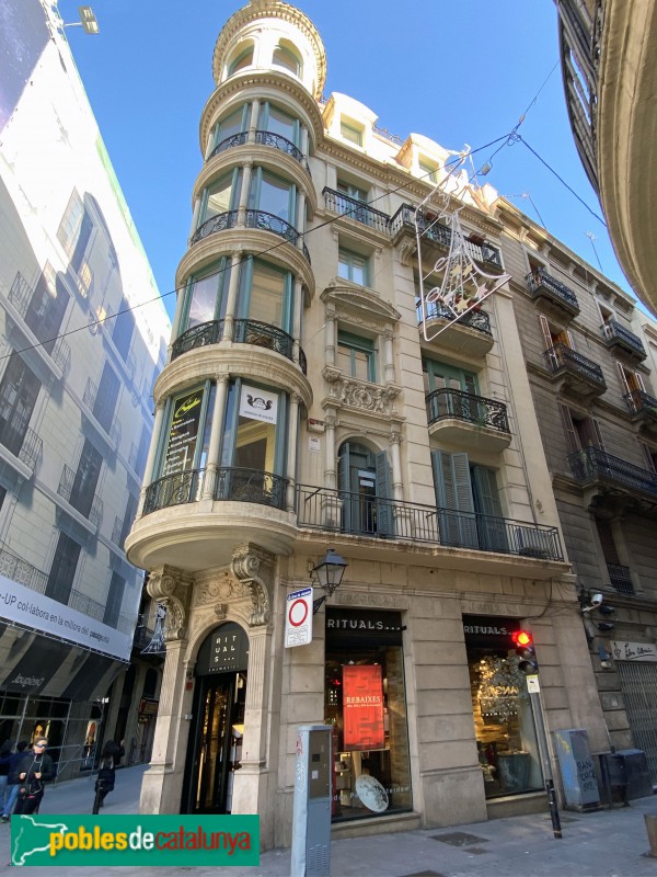 Casa del carrer Santa Anna, 2 Barcelona Santa Anna Pobles de Catalunya
