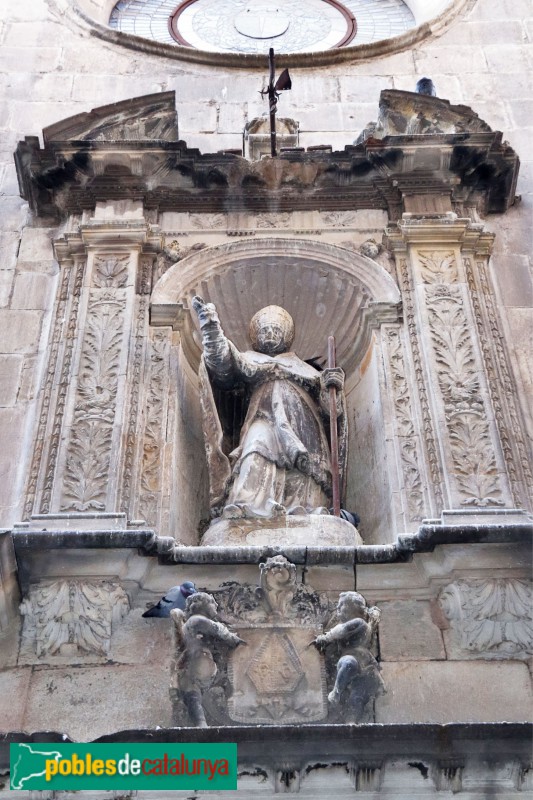 Barcelona - Església de Sant Sever, detall
