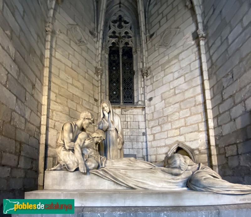 Barcelona - Catedral. Sepulcre de la família Sanllehy