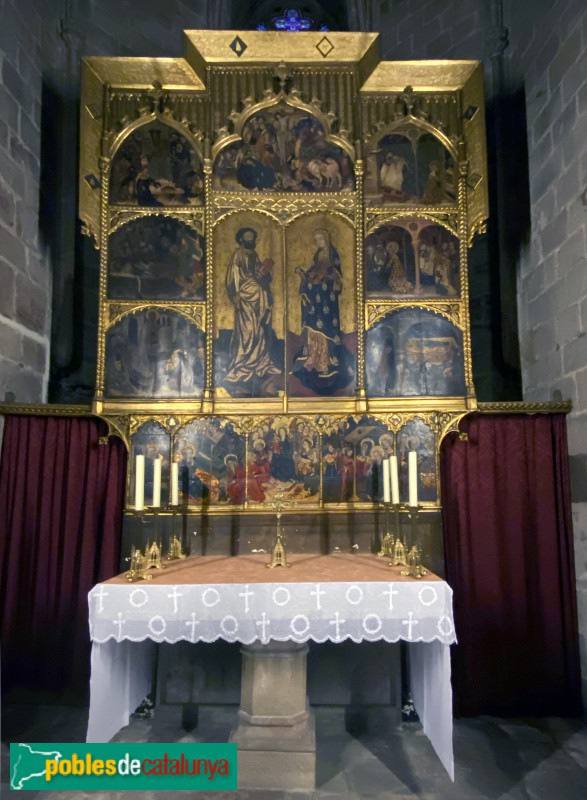 Barcelona - Catedral. Capella de santa Maria Magdalena, sant Bartomeu i santa Isabel