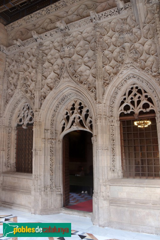 Barcelona - Palau de la Generalitat. Capella de Sant Jordi
