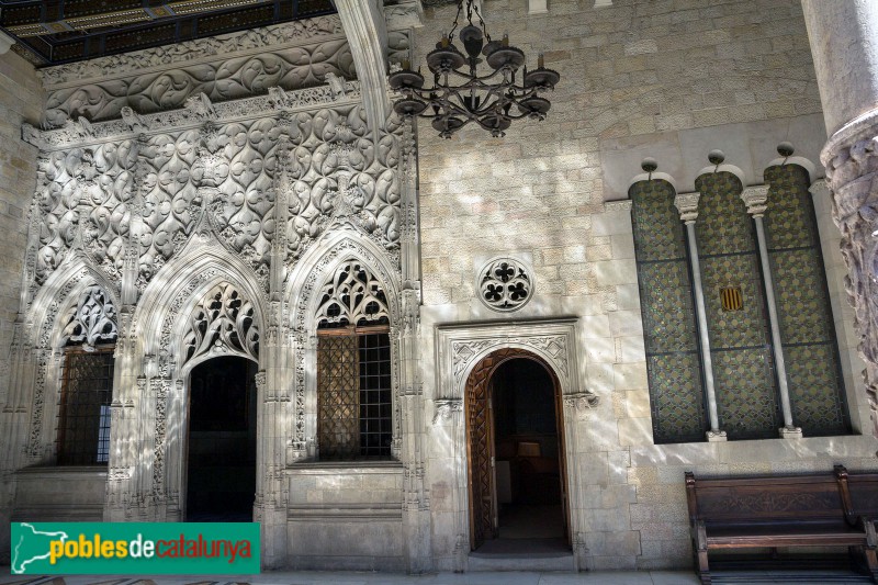 Barcelona - Palau de la Generalitat. Capella de Sant Jordi i Arxiu de Comptes