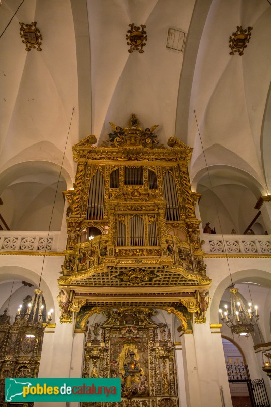 Sitges - Església de Sant Bartomeu i Santa Tecla. Orgue