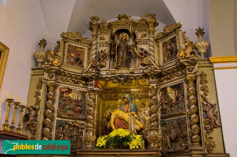 Sitges - Església de Sant Bartomeu i Santa Tecla. Retaule de la Verge dels Dolors