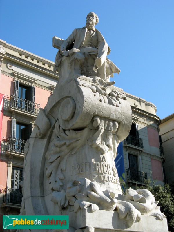 Barcelona - Monument a Pitarra