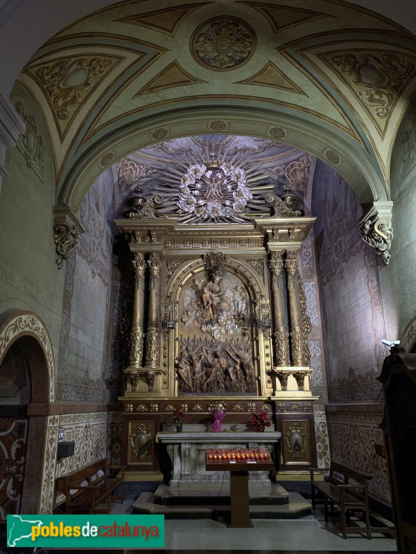 Barcelona - Església de Betlem, capella de la M.D. del Carme