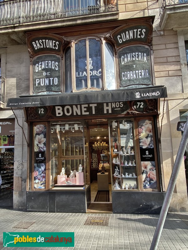 Barcelona - Antiga camiseria Germans Bonet