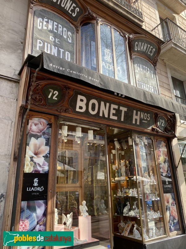 Barcelona - Antiga camiseria Germans Bonet