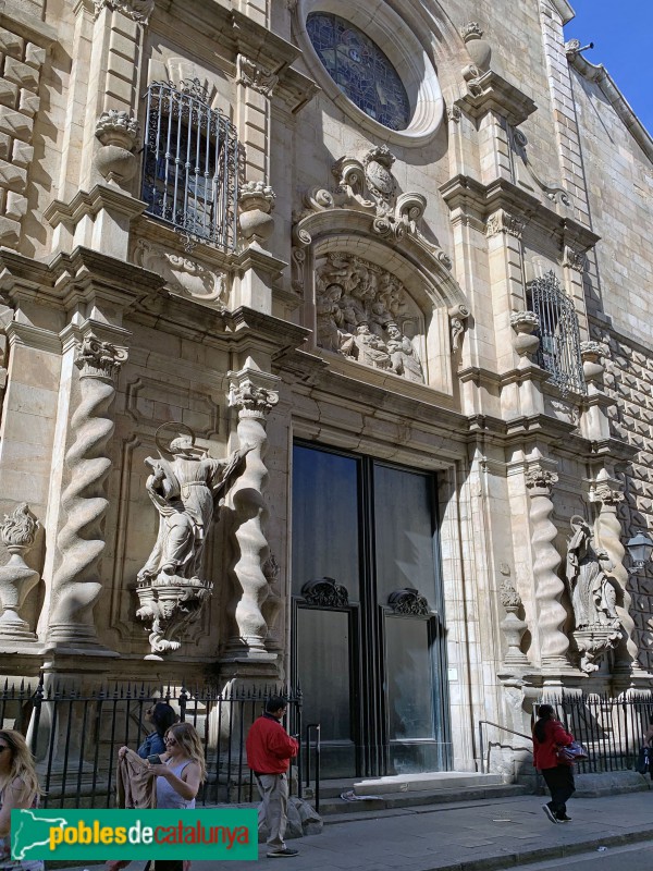 Barcelona - Església de Betlem. Portada