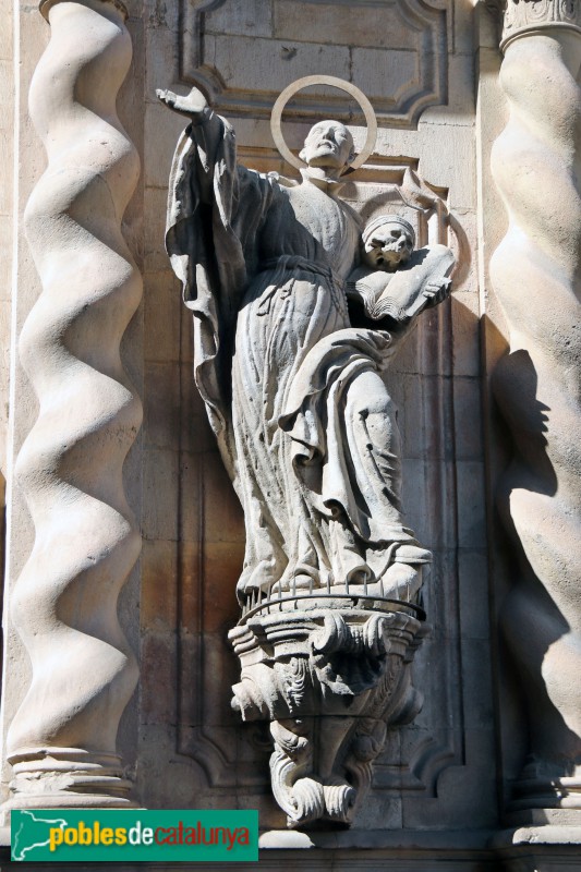 Barcelona - Església de Betlem. Sant Francesc de Borja