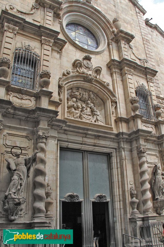 Barcelona - Església de Betlem. Portada