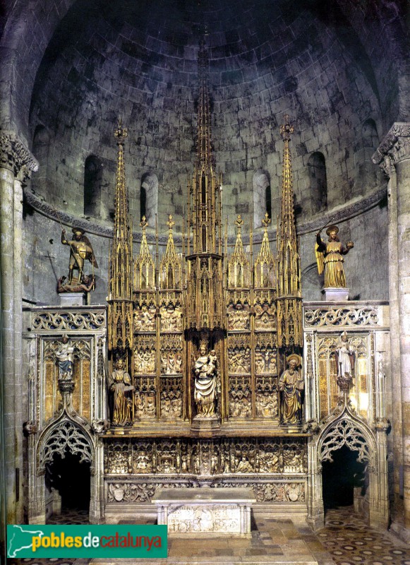 Tarragona - Catedral, retaule de Santa Tecla