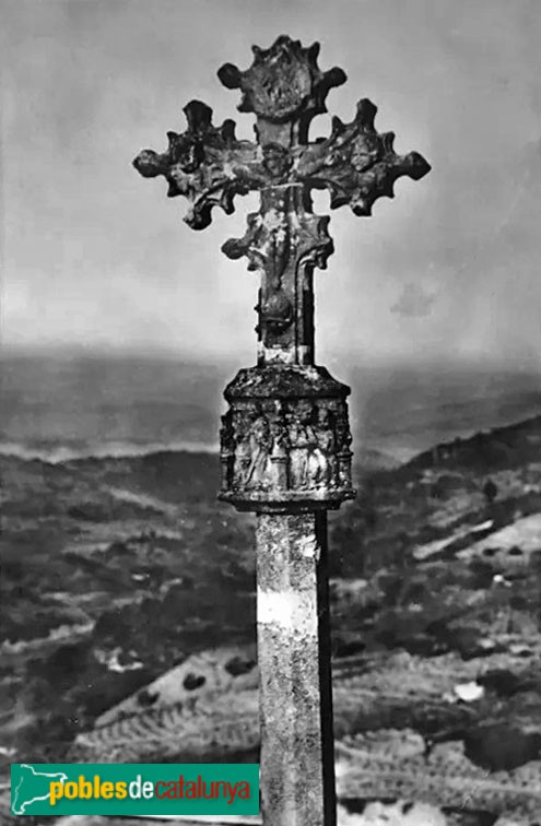 Corbera de Llobregat - Creu Nova. Postal antiga
