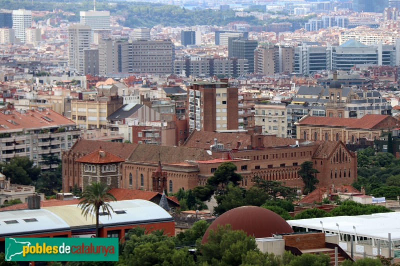 Barcelona - Col·legi Jesús Maria, des del Tibidabo