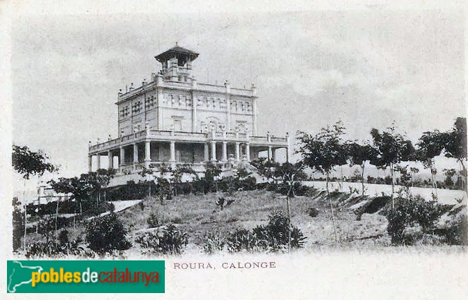 Calonge - Torre Roura. Postal antiga