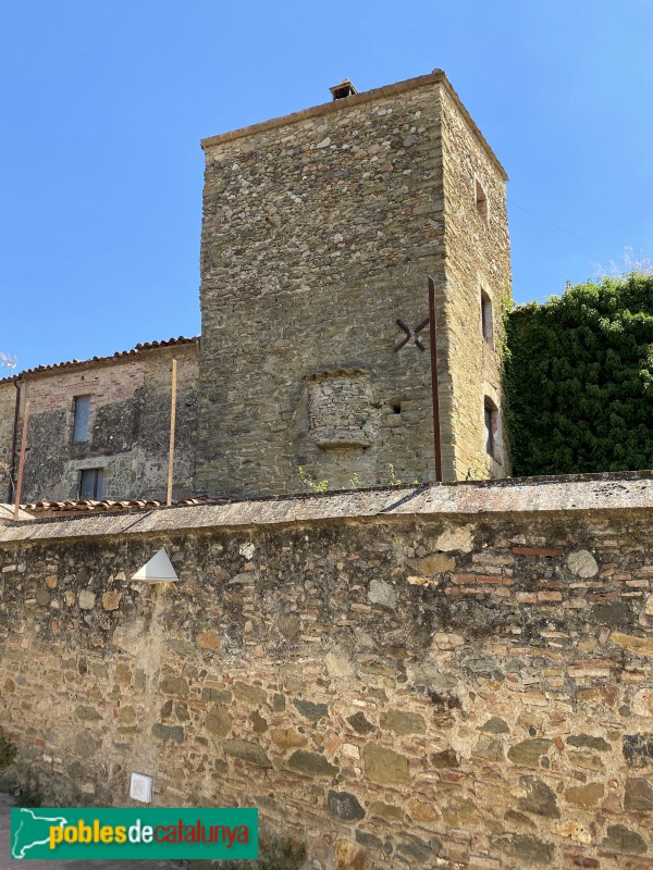 Monells - Torre de l'antiga muralla