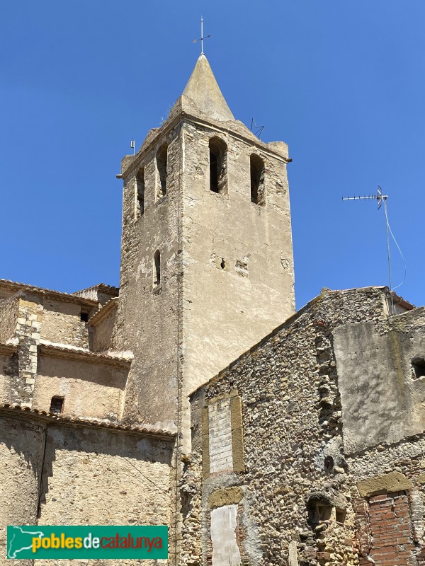 Sant Sadurní de l'Heura - Campanar romànic de Sant Sadurní