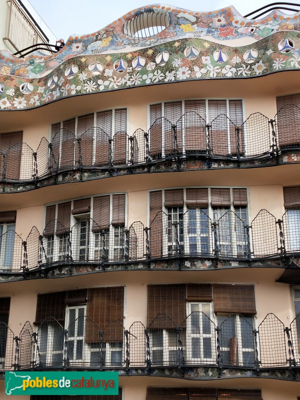 Barcelona - Façana interior de la casa Batlló