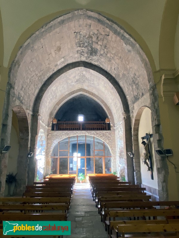 El Vilosell - Església de Santa Maria. Interior