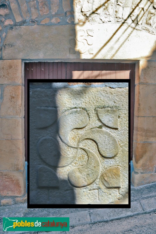 El Vilosell - Porta amb lauburu 1775