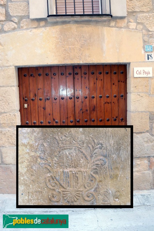 El Vilosell - Porta 1786
