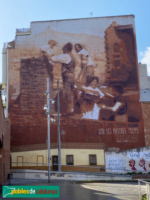 Barcelona - Mural de la Teixonera