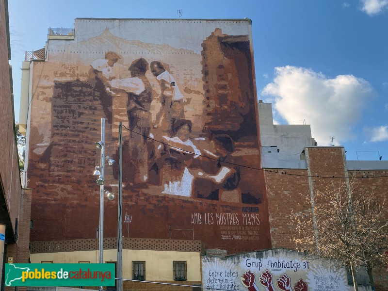 Barcelona - Mural de la Teixonera