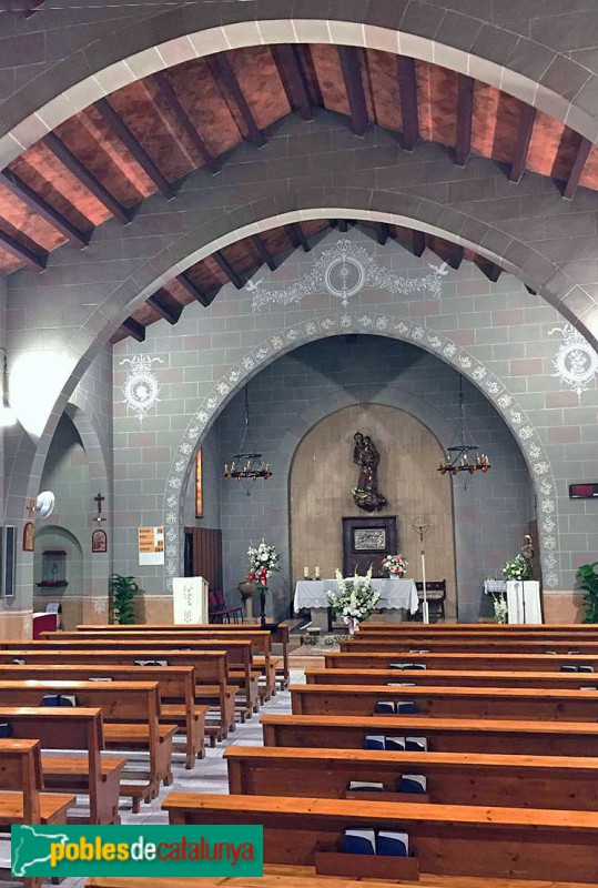 Barcelona - Església de Sant Antoni de Pàdua. Interior