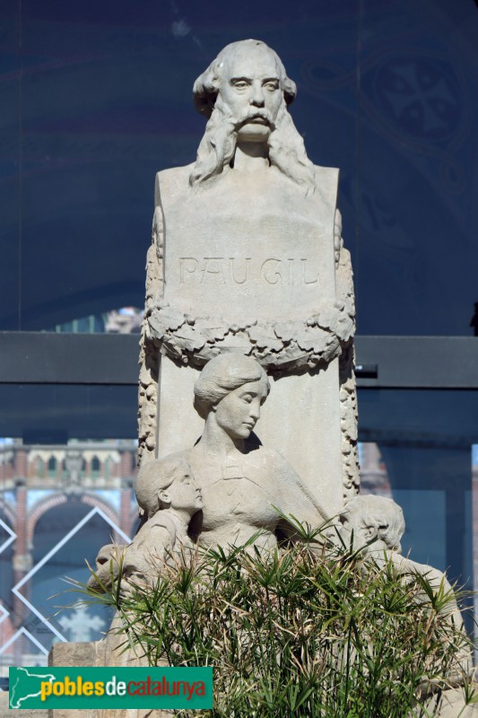 Barcelona - Monument a Pau Gil