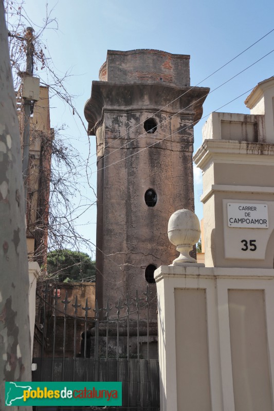 Barcelona - Torre d'aigua del carrer Campoamor