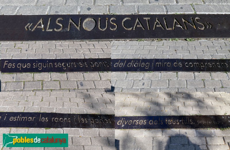 Barcelona - Monument als Nous Catalans