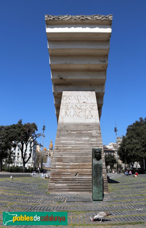 Barcelona - Monument a Macià (Foto: Albert Esteves, 2021) Barcelona - Monument a Macià