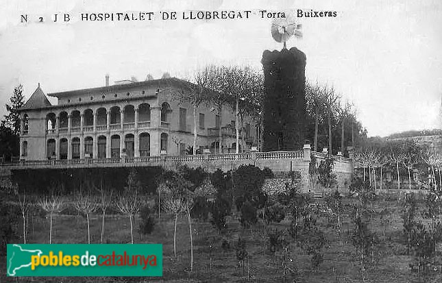 L'Hospitalet de Llobregat - Can Buxeres. Postal antiga