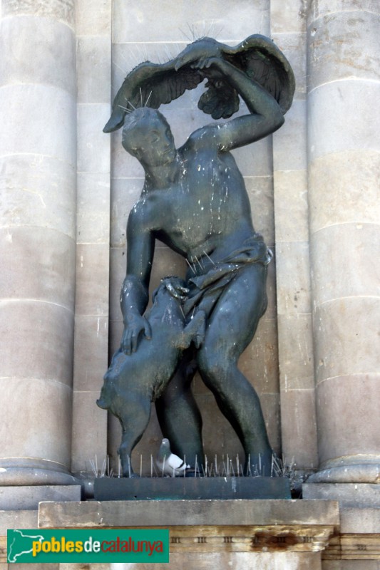 Barcelona - Escultura <i>Pastor de l'àliga</i> (Pau Gargallo)