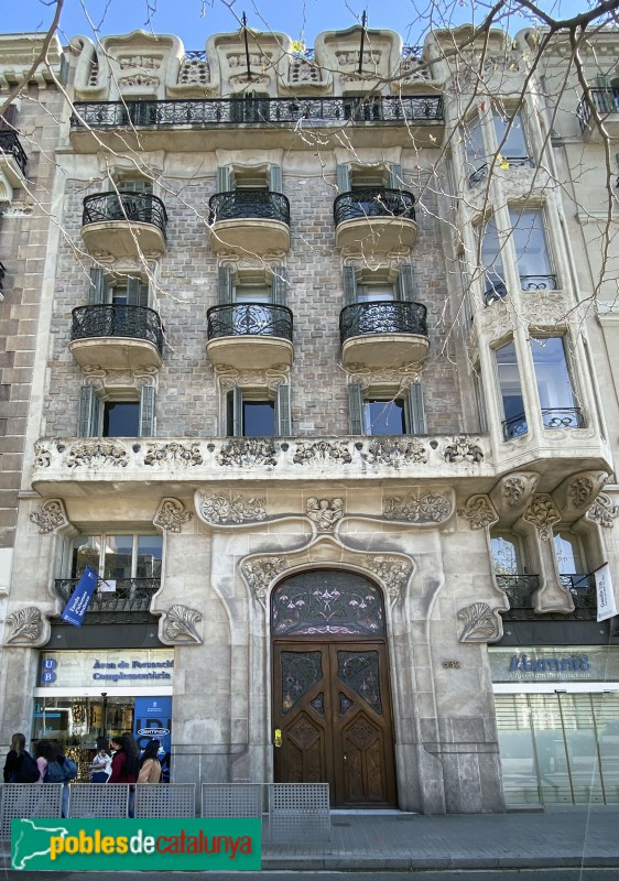 Barcelona -  Casa Granell Manresa (Gran Via, 582)