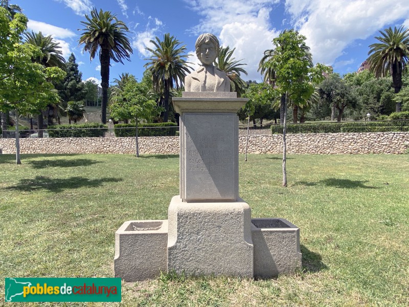Cornellà de Llobregat - Parc de can Mercader. Monument a Rosalia de Castro