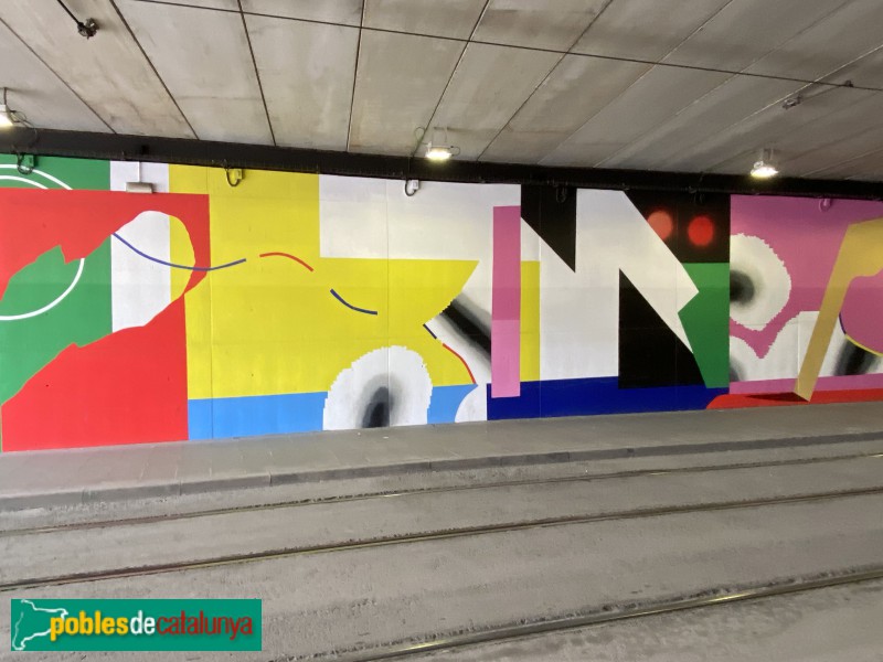 Cornellà de Llobregat - Mural del Tram