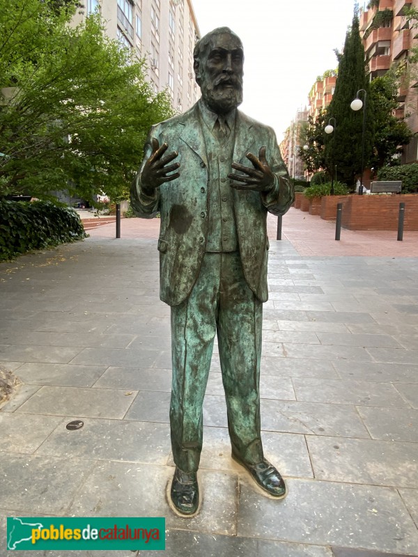 Barcelona - Escultura d'Antoni Gaudí