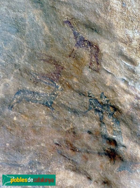 El Cogul - Pintures rupestres de la Cova dels Moros