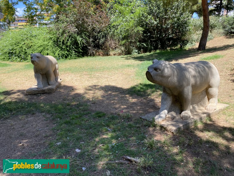 Barcelona - Escultures d'animals als Jardins Vicens Vives