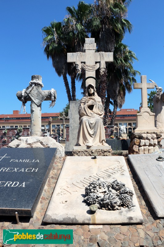 Barcelona - Cementiri de les Corts. Sepulcre Coromina