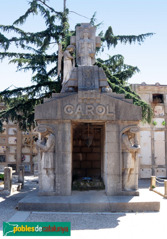 Sabadell - Cementiri. Panteó Joan Carol