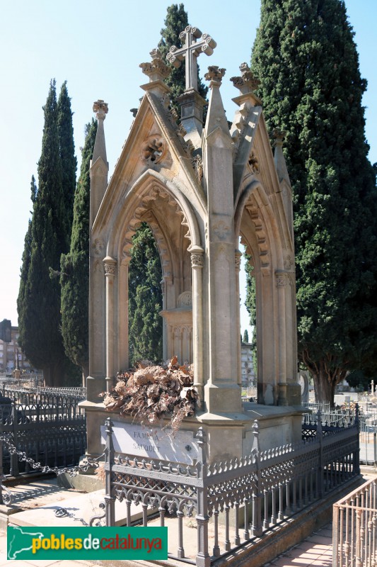 Sabadell - Cementiri. Sepulcre Josepa Puyol