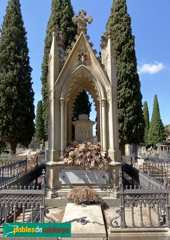 Sabadell - Cementiri. Sepulcre Josepa Puyol