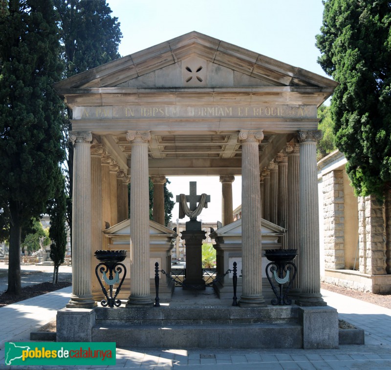 Sabadell - Cementiri. Mausoleu Manuel Gorina