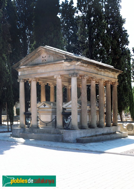 Sabadell - Cementiri. Mausoleu Manuel Gorina